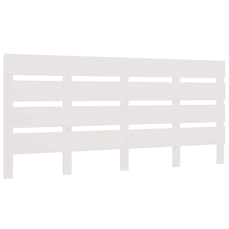 Vidaxl hoofdbord 160x3x80 cm massief grenenhout wit