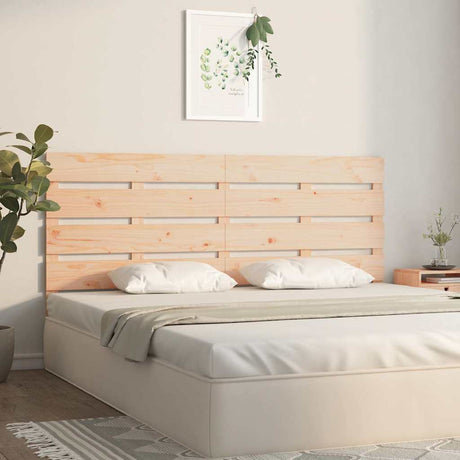 Vidaxl hoofdbord 200x3x80 cm massief grenenhout