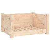 Vidaxxl Hundebett 55,5x45,5x28 cm massives Kiefernholz