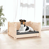Vidaxxl Hundebett 55,5x45,5x28 cm massives Kiefernholz