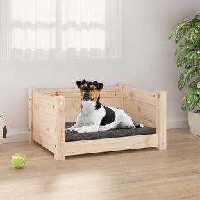 Vidaxxl Hundebett 55,5x45,5x28 cm massives Kiefernholz