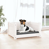 Vidaxl Hundekorb 55,5 x 45,5 x 28 cm Festkiefer weiß