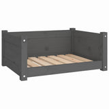 Vidaxl Hundekorb 65.5x50,5 x 28 cm Festkiefergrau