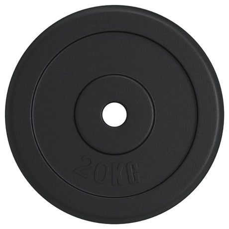 VIDAXL -Halfterscheibe 20 kg Gusseisen