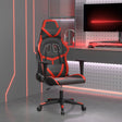 Vidaxl massage gamestoel kunstleer zwart en rood