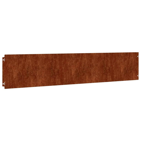 Vidaxl -Gazonkanten 10 Teile 20x103 cm Flexibler Cortenstaal