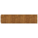 Vidaxl -Gazonkanten 30 Teile 25x103 cm Flexibler Cortenstaal