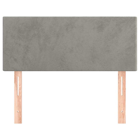 Vidaxl hoofdbord 80x5x78 88 cm fluweel lichtgrijs