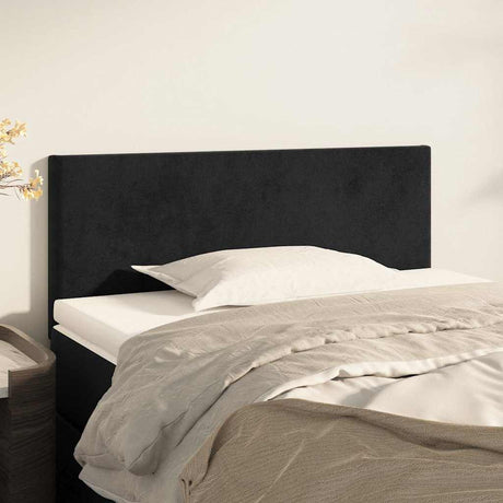 Vidaxl hoofdbord 80x5x78 88 cm fluweel zwart