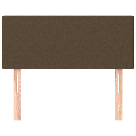 Vidaxl hoofdbord 90x5x78 88 cm stof donkerbruin