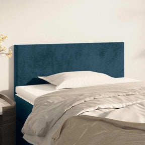 Vidaxl hoofdbord 90x5x78 88 cm fluweel donkerblauw