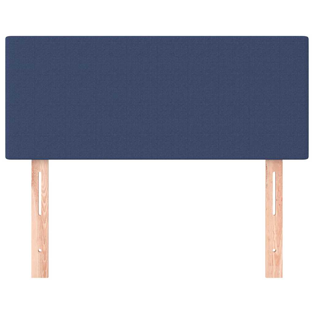 Vidaxl hoofdbord 100x5x78 88 cm stof blauw