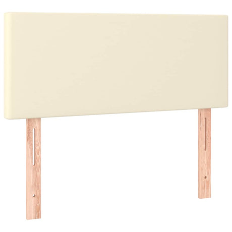 Vidaxl hoofdbord 100x5x78 88 cm kunstleer crèmekleurig