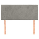 Vidaxl hoofdbord 100x5x78 88 cm fluweel lichtgrijs