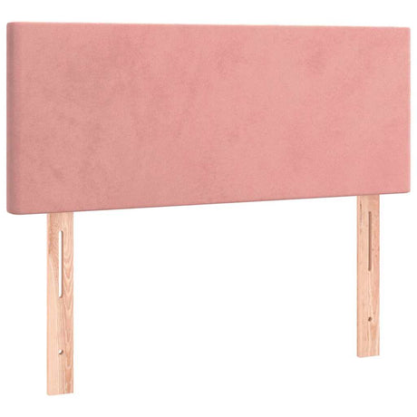 Vidaxl hoofdbord 100x5x78 88 cm fluweel roze