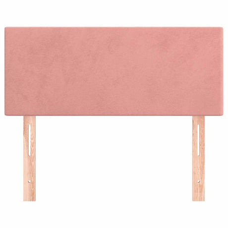 Vidaxl hoofdbord 100x5x78 88 cm fluweel roze