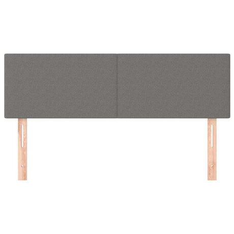 Vidaxl hoofdborden 2 st 72x5x78 88 cm stof donkergrijs