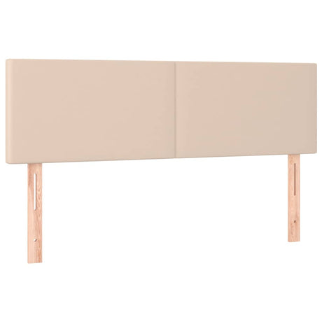 Vidaxl hoofdborden 144x5x78 88 cm kunstleer cappuccinokleurig