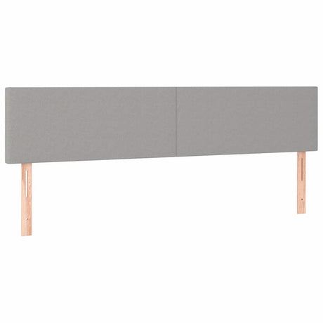 Vidaxl hoofdborden 180x5x78 88 cm stof lichtgrijs