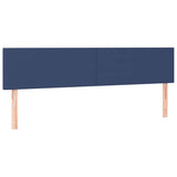 Vidaxl hoofdborden 2 st 90x5x78 88 cm stof blauw