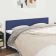 Vidaxl hoofdborden 180x5x78 88 cm stof blauw