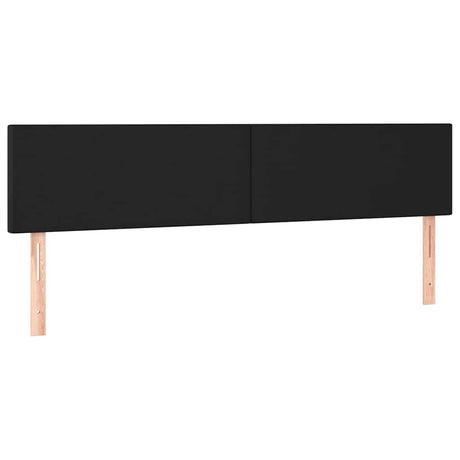 Vidaxl hoofdborden 180x5x78 88 cm kunstleer zwart