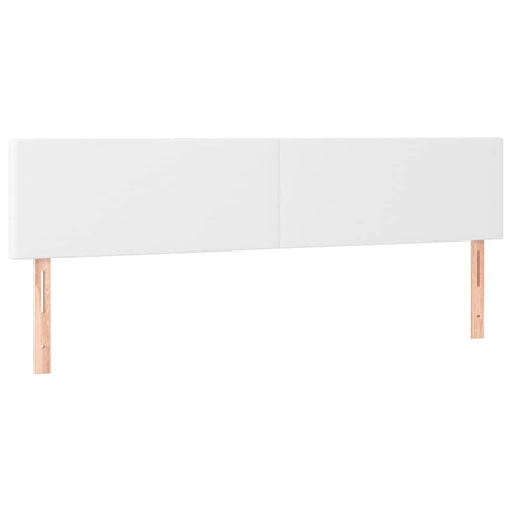 Vidaxl hoofdborden 180x5x78 88 cm kunstleer wit