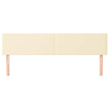 Vidaxl hoofdborden 2 st 90x5x78 88 cm kunstleer crèmekleurig