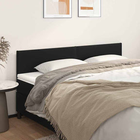 Vidaxl hoofdborden 200x5x78 88 cm kunstleer zwart