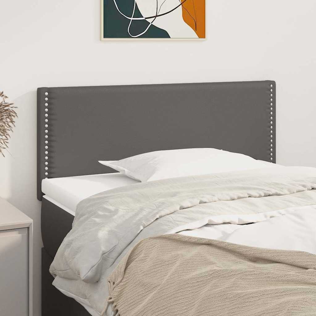 Vidaxl hoofdbord 80x5x78 88 cm kunstleer grijs