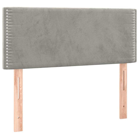 Vidaxl hoofdbord 80x5x78 88 cm fluweel lichtgrijs