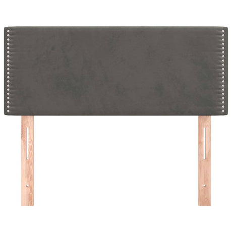 Vidaxl hoofdbord 80x5x78 88 cm fluweel donkergrijs