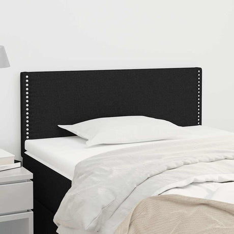 Vidaxl hoofdbord 90x5x78 88 cm stof zwart