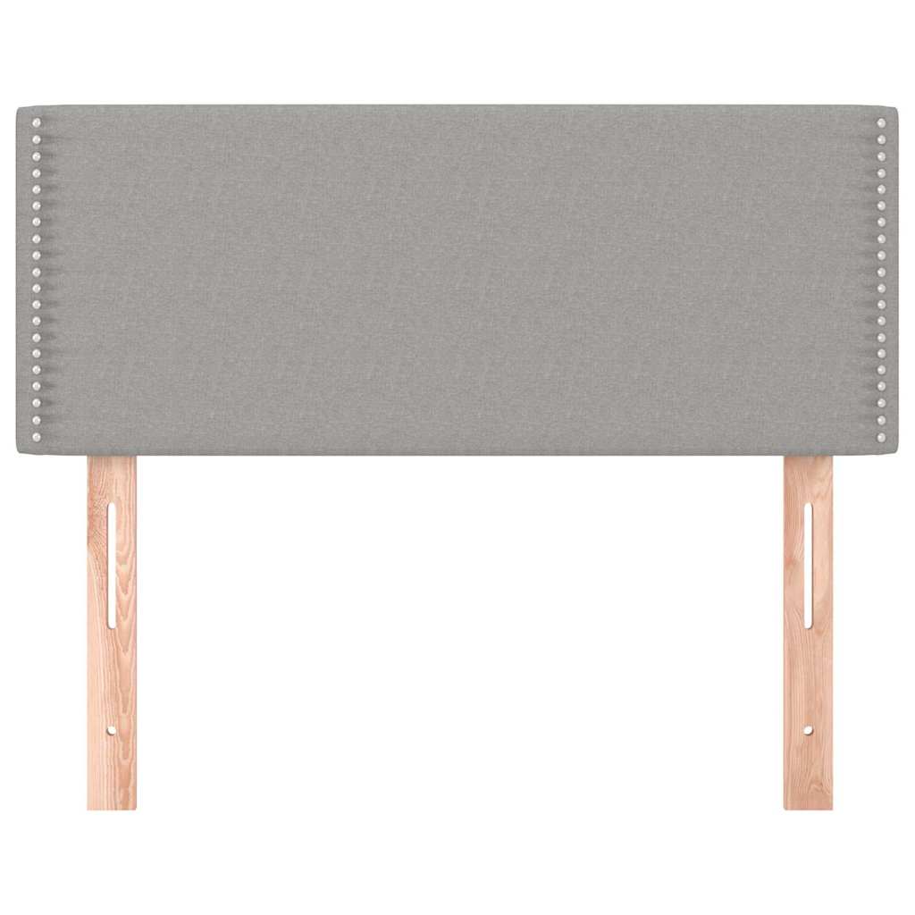 Vidaxl hoofdbord 100 x 5 x 78 88 cm stof lichtgrijs