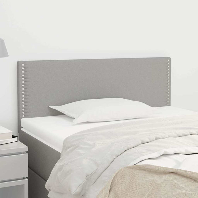 Vidaxl hoofdbord 100 x 5 x 78 88 cm stof lichtgrijs