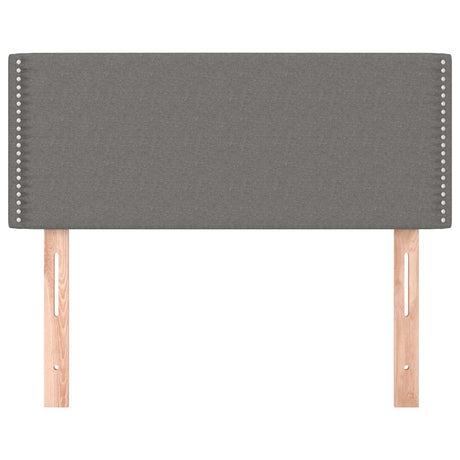 Vidaxl hoofdbord 100x5x78 88 cm stof donkergrijs