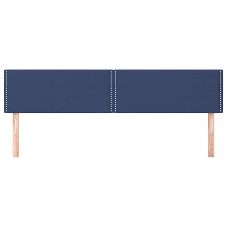 Vidaxl hoofdborden 180x5x78 88 cm stof blauw