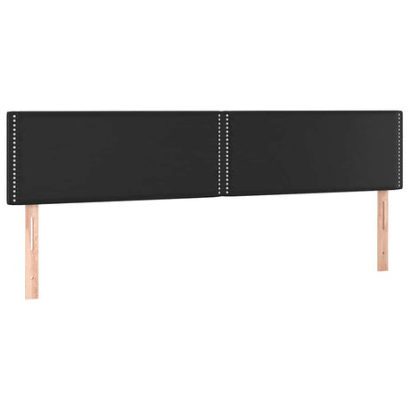 Vidaxl hoofdborden 180x5x78 88 cm kunstleer zwart