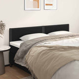 Vidaxl hoofdborden 2 st 100x5x78 88 cm kunstleer zwart