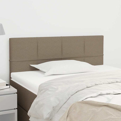 Vidaxl hoofdbord 80x5x78 88 cm stof taupe