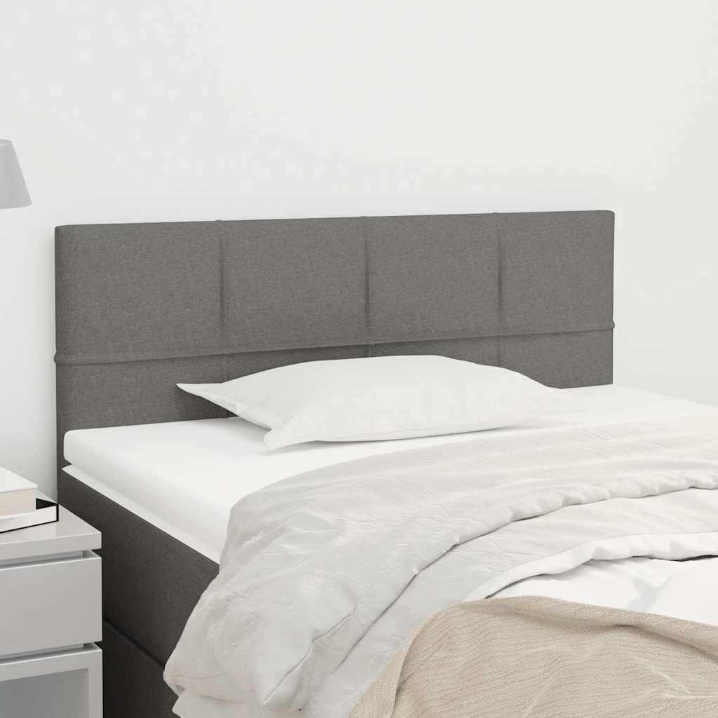 Vidaxl hoofdbord 90x5x78 88 cm stof donkergrijs