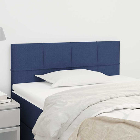 Vidaxl hoofdbord 90x5x78 88 cm stof blauw