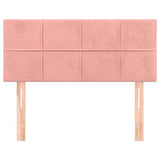 Vidaxl hoofdbord 100x5x78 88 cm fluweel roze