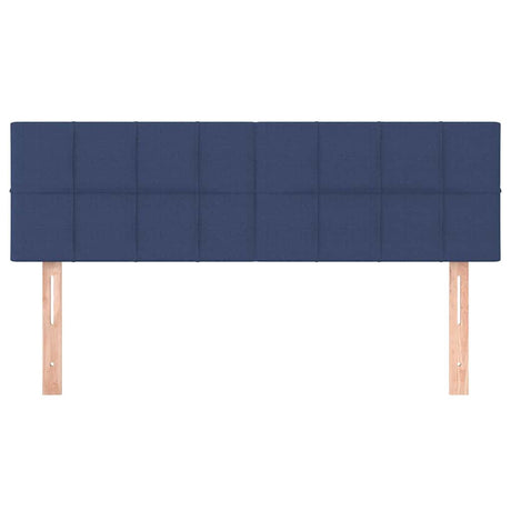 Vidaxl hoofdborden 144x5x78 88 cm stof blauw