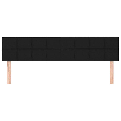 Vidaxl hoofdborden 160x5x78 88 cm stof zwart