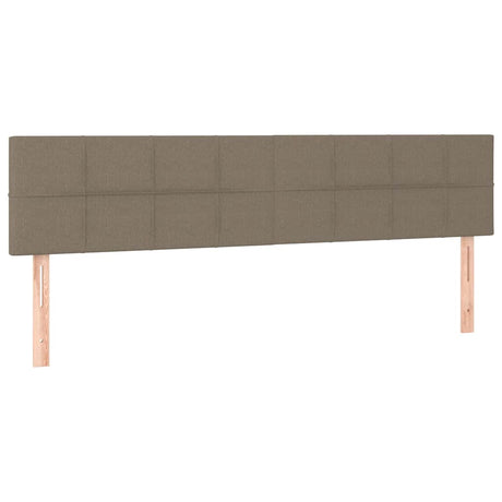 Vidaxl hoofdborden 160x5x78 88 cm stof taupe