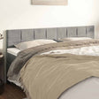 Vidaxl hoofdborden 180x5x78 88 cm fluweel lichtgrijs