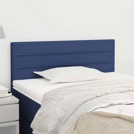 Vidaxl hoofdbord 80x5x78 88 cm stof blauw