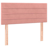 Vidaxl hoofdbord 80x5x78 88 cm fluweel roze