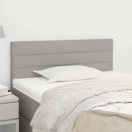 Vidaxl hoofdbord 100 x 5 x 78 88 cm stof lichtgrijs